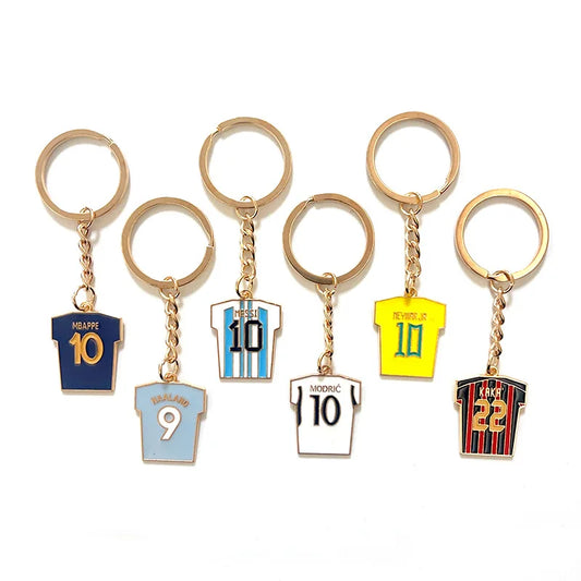⚽ Football  Metal Key Ring Sports Souvenir Bag Car Hanging Decoration