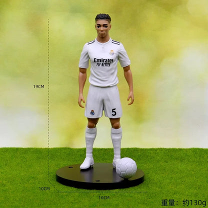 @ New Football Star FIFA C.Ronaldo Messi Mbappe Model Dolls Cartoon Cute Action Figure Car Accessories Football Fans Gift 1-5pcs