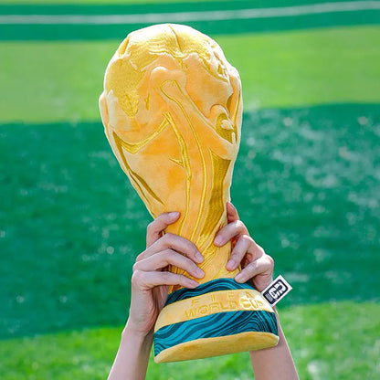 FIFA 2026 World Cup Large World Cup Trophy Plush Toy, Bag Charm & Decorative Ornament, Ideal Birthday Gift