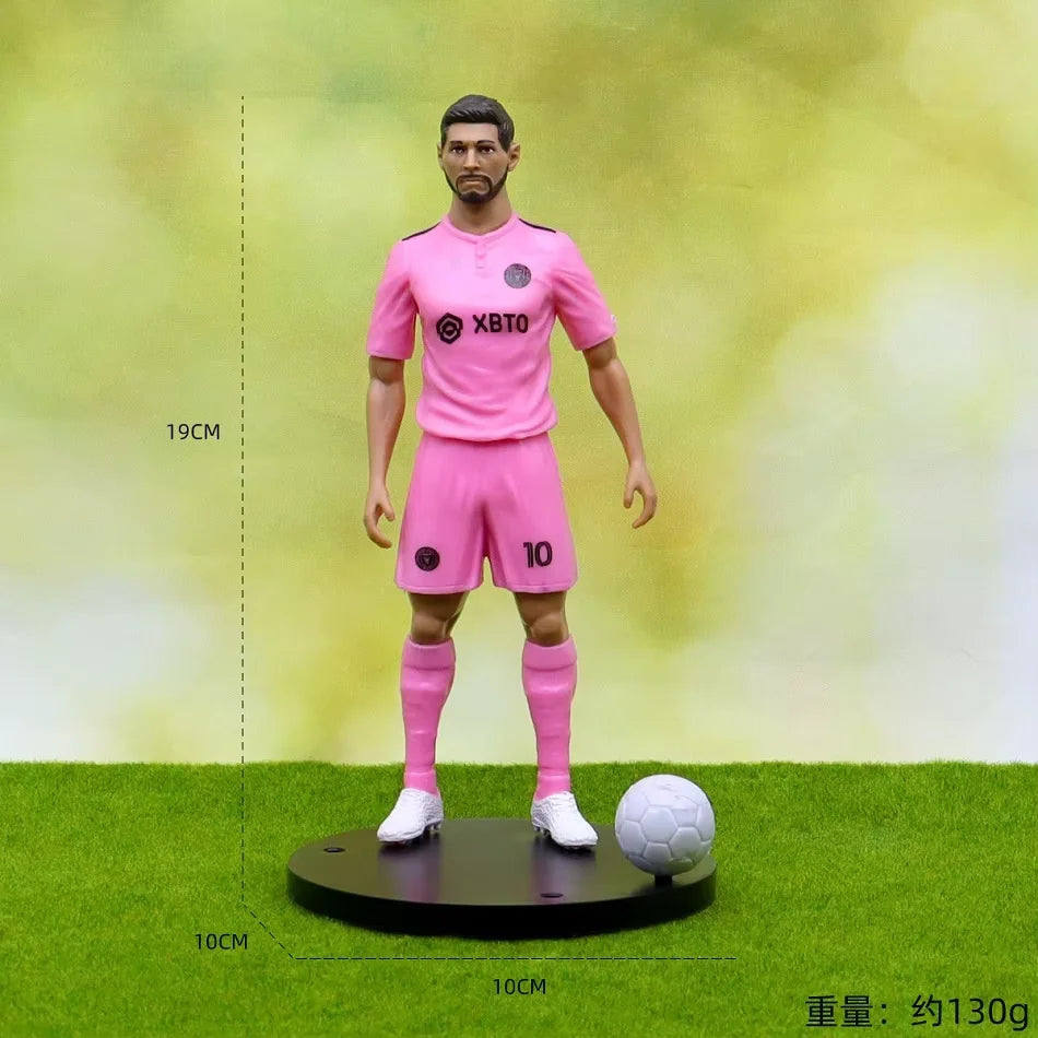 @ New Football Star FIFA C.Ronaldo Messi Mbappe Model Dolls Cartoon Cute Action Figure Car Accessories Football Fans Gift 1-5pcs