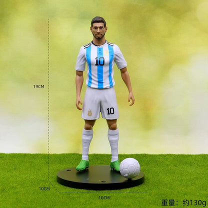 @ New Football Star FIFA C.Ronaldo Messi Mbappe Model Dolls Cartoon Cute Action Figure Car Accessories Football Fans Gift 1-5pcs