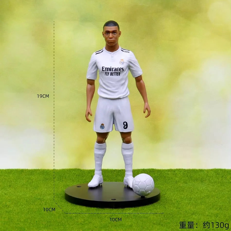 @ New Football Star FIFA C.Ronaldo Messi Mbappe Model Dolls Cartoon Cute Action Figure Car Accessories Football Fans Gift 1-5pcs