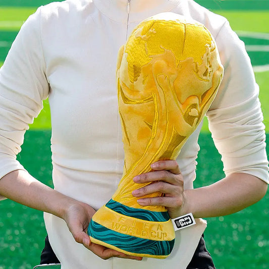 FIFA 2026 World Cup Large World Cup Trophy Plush Toy, Bag Charm & Decorative Ornament, Ideal Birthday Gift