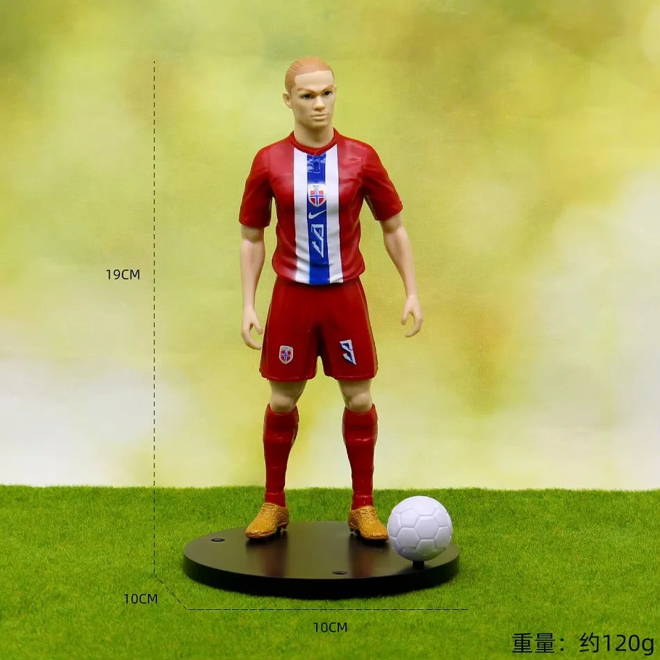 @ New Football Star FIFA C.Ronaldo Messi Mbappe Model Dolls Cartoon Cute Action Figure Car Accessories Football Fans Gift 1-5pcs