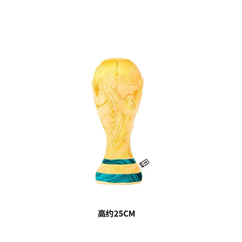 FIFA 2026 World Cup Large World Cup Trophy Plush Toy, Bag Charm & Decorative Ornament, Ideal Birthday Gift