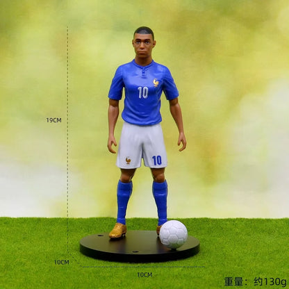 @ New Football Star FIFA C.Ronaldo Messi Mbappe Model Dolls Cartoon Cute Action Figure Car Accessories Football Fans Gift 1-5pcs