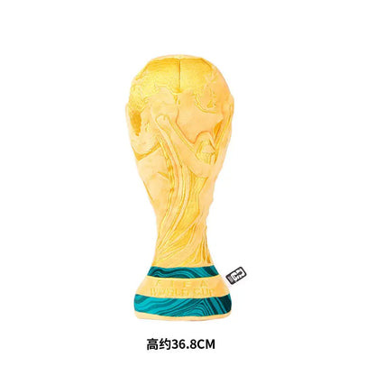 FIFA 2026 World Cup Large World Cup Trophy Plush Toy, Bag Charm & Decorative Ornament, Ideal Birthday Gift