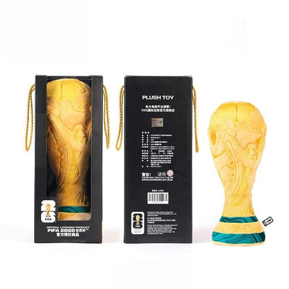 FIFA 2026 World Cup Large World Cup Trophy Plush Toy, Bag Charm & Decorative Ornament, Ideal Birthday Gift