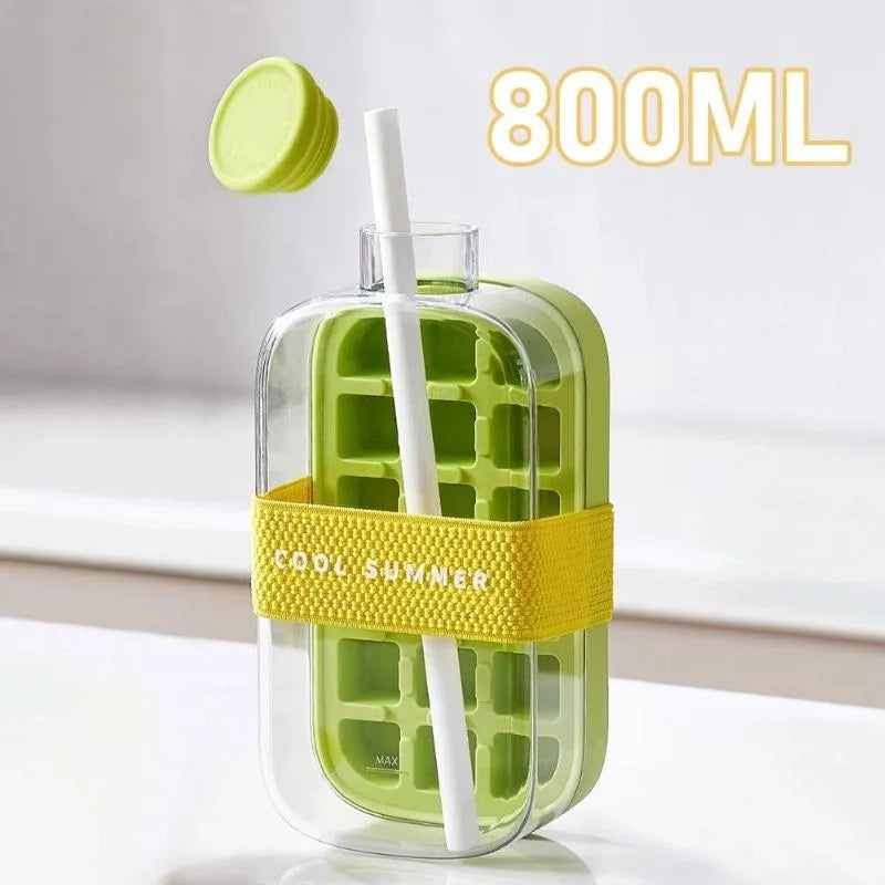 Water Bottle with Ice Mold
