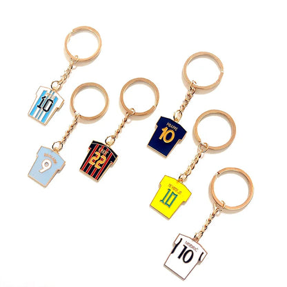 ⚽ Football  Metal Key Ring Sports Souvenir Bag Car Hanging Decoration