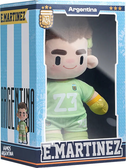 Official Argentina National Football Team 2026 Messi Martínez Enzo 35cm Plush Toy, Perfect Gift for Fans, Ideal for Collection