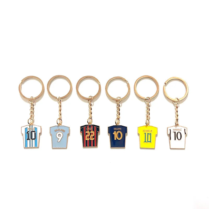 ⚽ Football  Metal Key Ring Sports Souvenir Bag Car Hanging Decoration