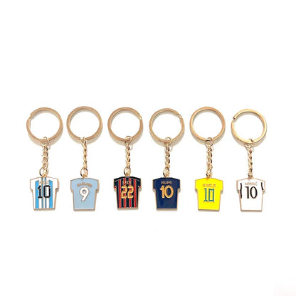 ⚽ Football  Metal Key Ring Sports Souvenir Bag Car Hanging Decoration