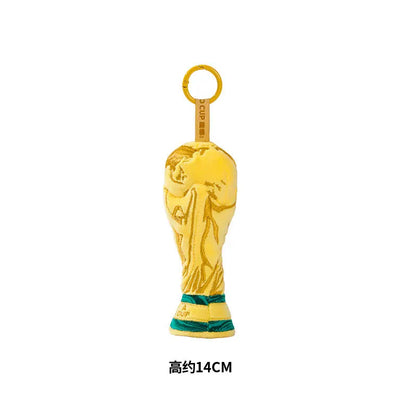 FIFA 2026 World Cup Large World Cup Trophy Plush Toy, Bag Charm & Decorative Ornament, Ideal Birthday Gift