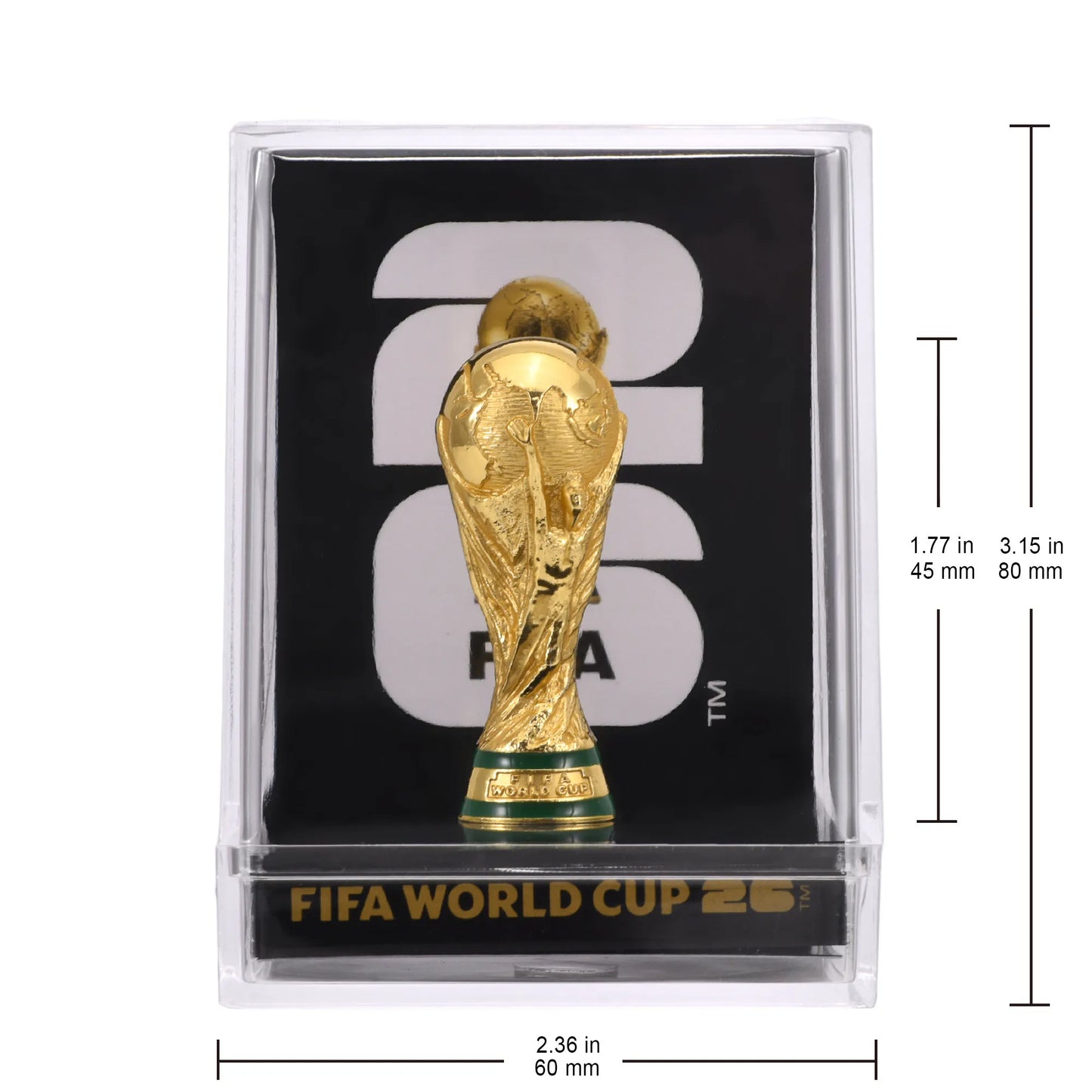 FIFA 2026 World Cup Hercules Cup Replica Ornament, Football Fan Souvenir, 3D Trophy Collectible Merchandise 4.5cm