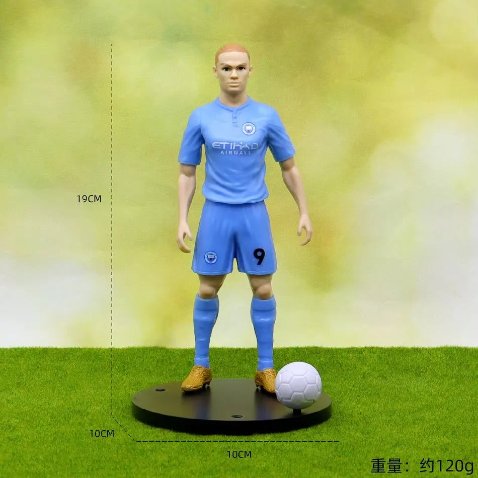 @ New Football Star FIFA C.Ronaldo Messi Mbappe Model Dolls Cartoon Cute Action Figure Car Accessories Football Fans Gift 1-5pcs