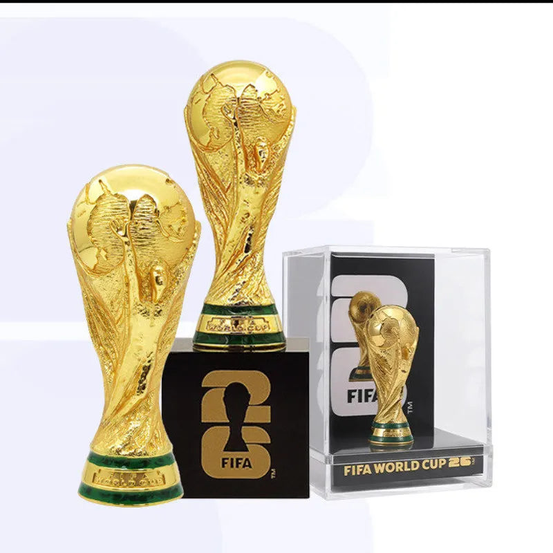 FIFA 2026 World Cup Hercules Cup Replica Ornament, Football Fan Souvenir, 3D Trophy Collectible Merchandise 4.5cm